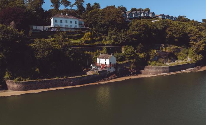 Aerial view of the Boathouse